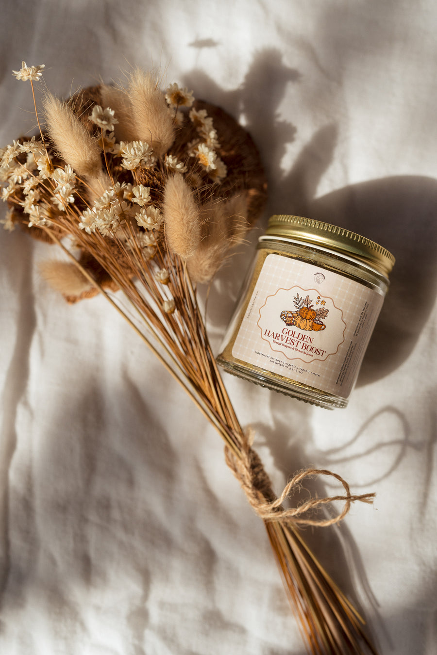 Organic Golden Harvest Boost Supplement | Energy Support & Stress Balance
