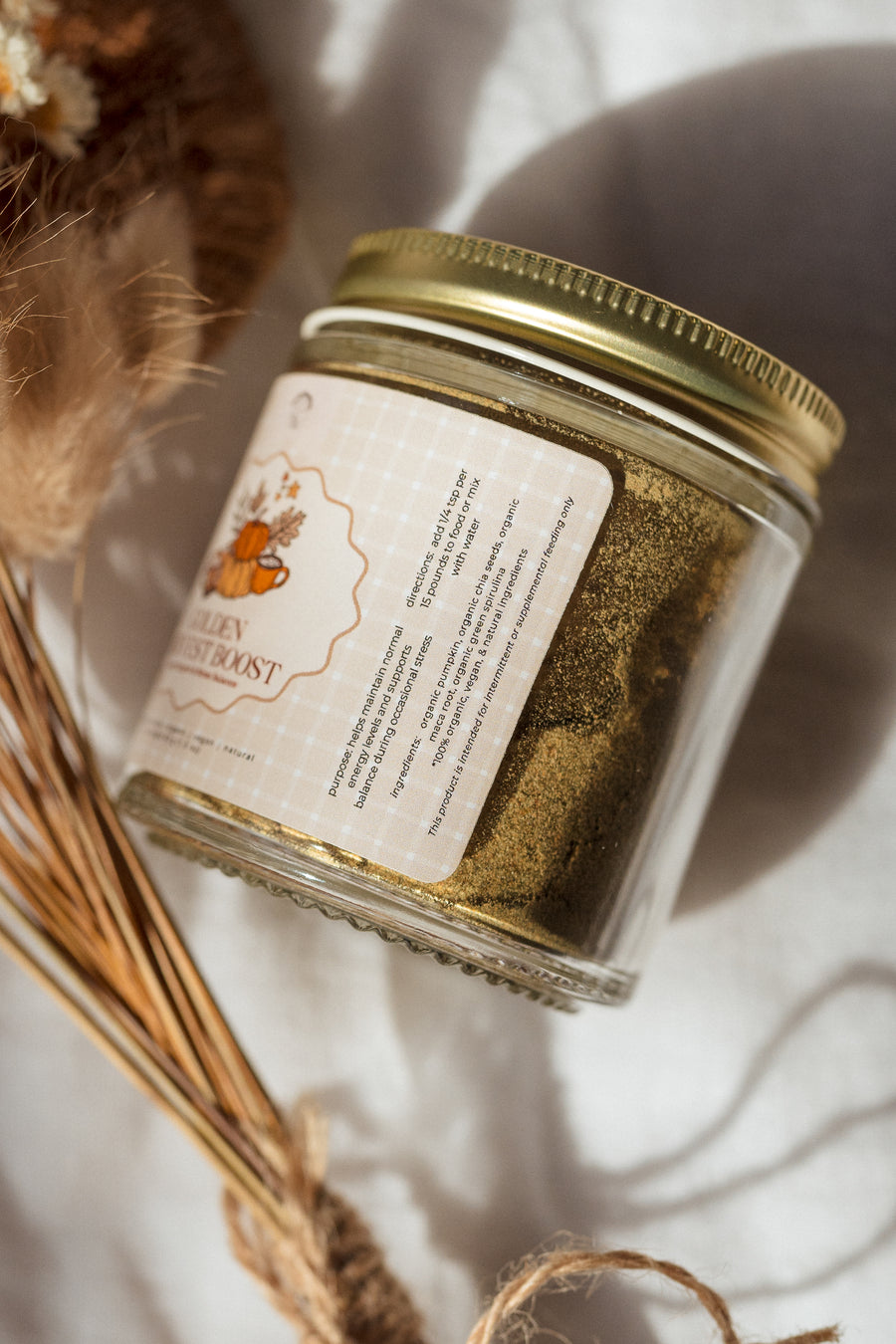 Organic Golden Harvest Boost Supplement | Energy Support & Stress Balance